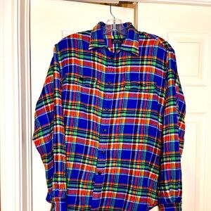 Ralph Lauren flannel Women’s XL shirt.